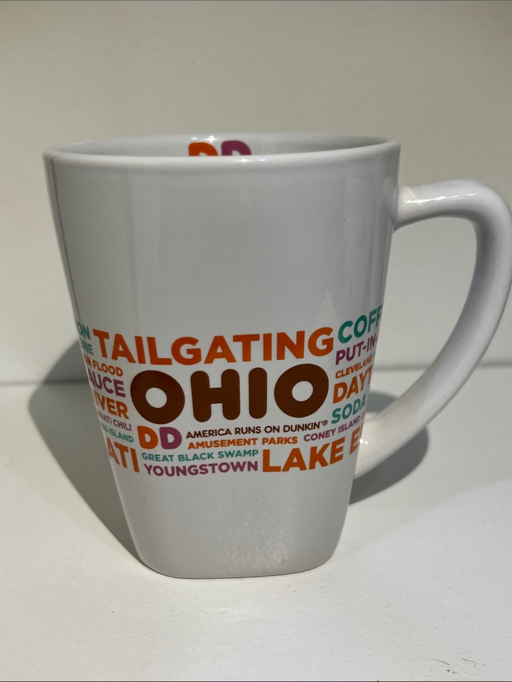 Vintage Dunkin Doughnuts OHIO Destinations Mug 2016